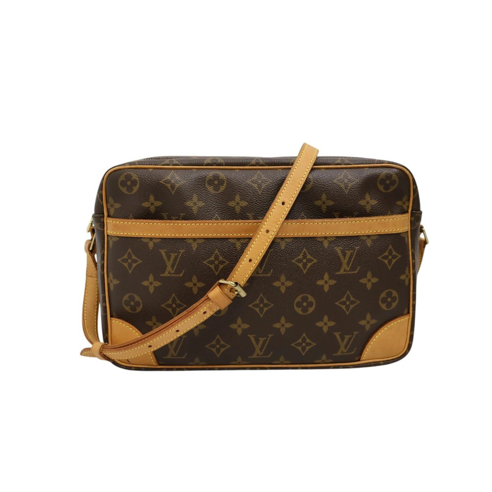 Louis Vuitton Trocadero Shoulder Bag Leather Brown